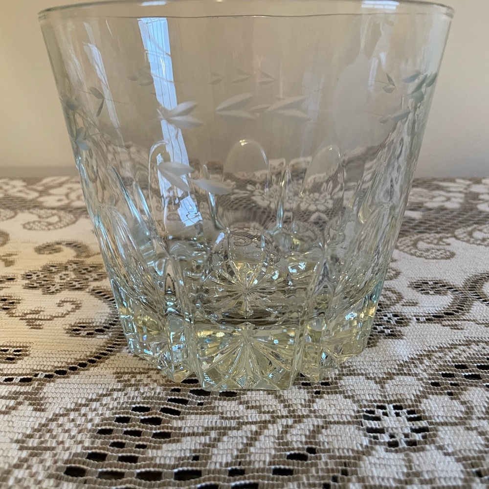 Vintage, Regency, Ice Bucket, Floral, by Princess House